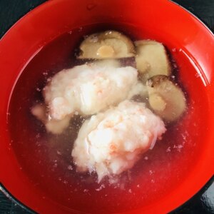 はんぺんで簡単 海老だんごのお吸い物 レシピ 作り方 By Arakurea 楽天レシピ